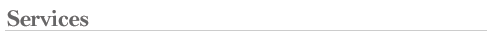 Services